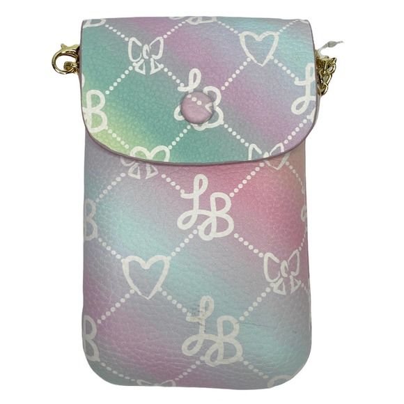 Betsey Johnson Handbags - Luv Betsey by Betsey Johnson LB Pastel Rainbow Cellphone Crossbody